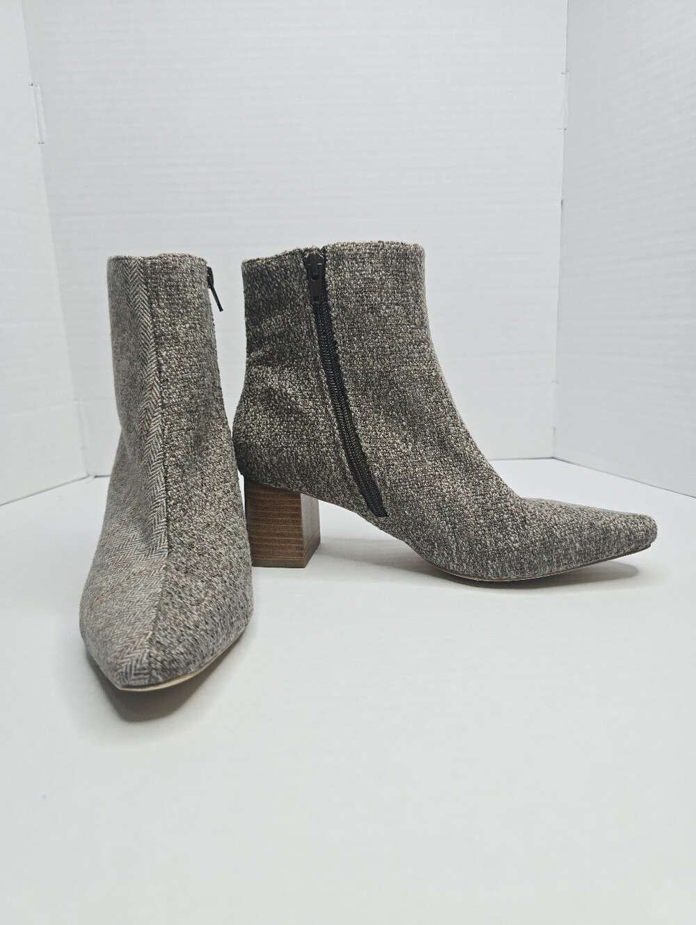 Coconuts "Blair" Tweed Short Boots Size 7